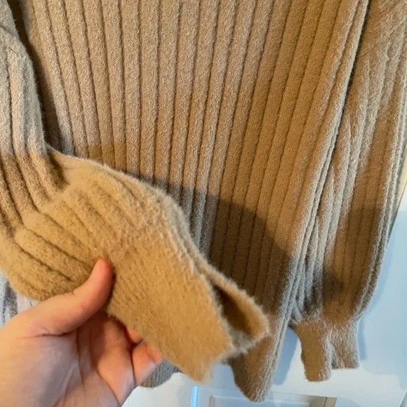 Aerie Tan Soft Cozy Sweater - Picture 4 of 7